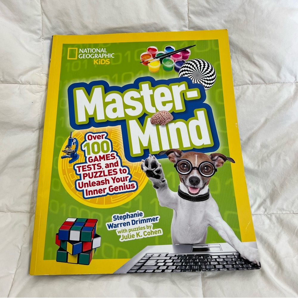 National Geographic Kids Master-Mind Puzzle Book: Over 100 Games, Tests, Puzzles